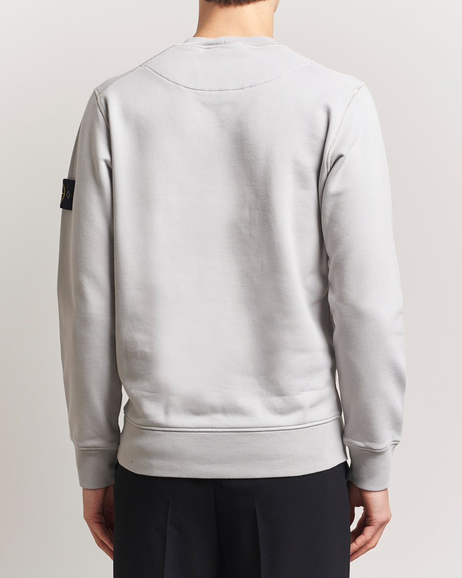 Herre | Gensere | Stone Island | Garment Dyed Fleece Sweatshirt Pearl Grey