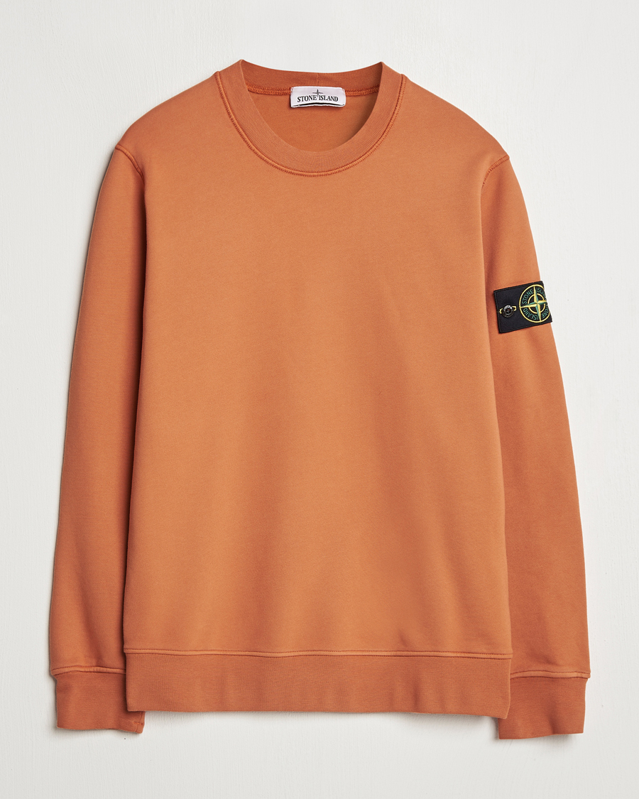Herre | Gensere | Stone Island | Garment Dyed Fleece Sweatshirt Sienna