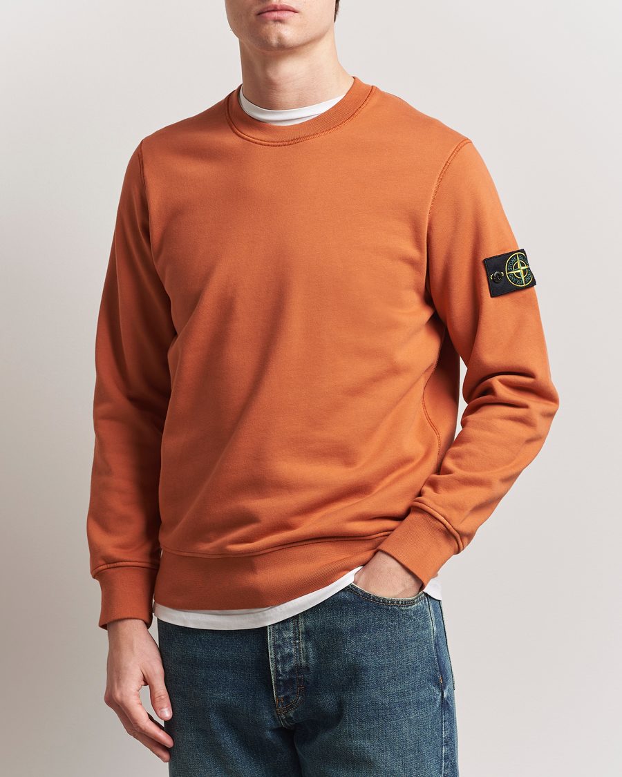 Herre | Gensere | Stone Island | Garment Dyed Fleece Sweatshirt Sienna