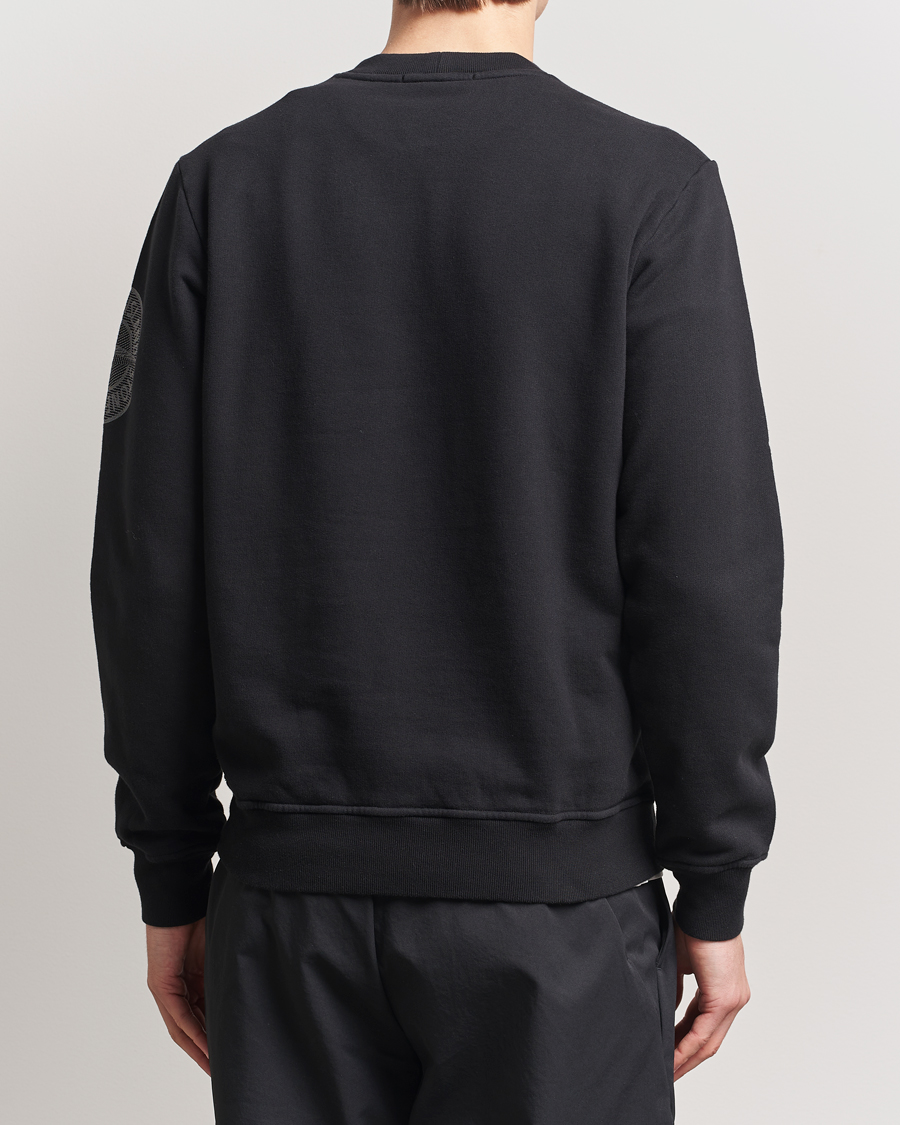 Herre | Gensere | Stone Island | Garment Dyed Fleece Sleeve Logo Sweatshirt Black