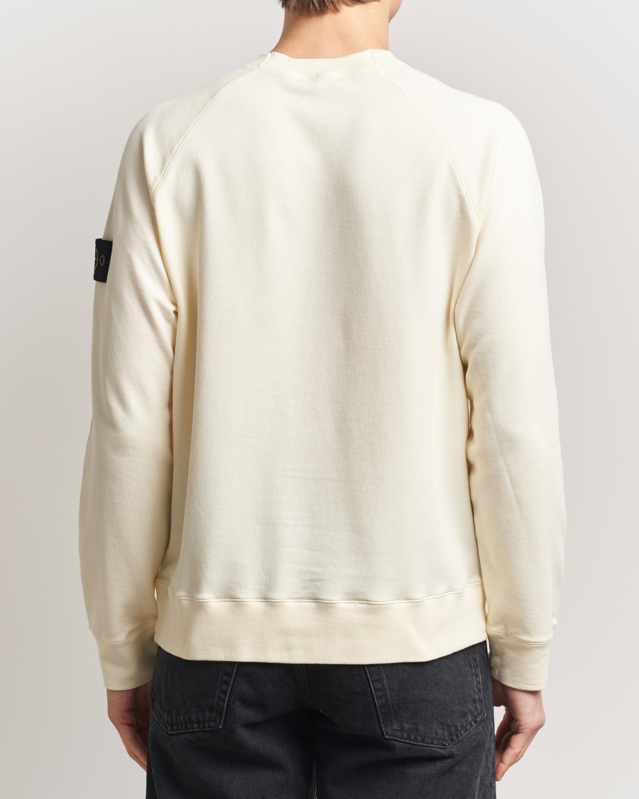 Herre | Gensere | Stone Island | Light Organic Cotton Fleece Sweatshirt Ivory