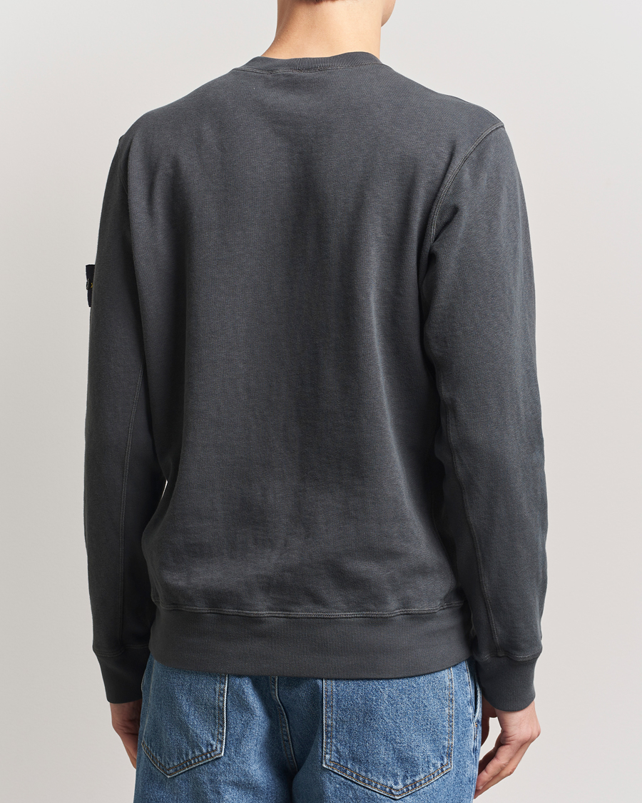 Herre | Gensere | Stone Island | Old Dyed Cotton Sweatshirt Charcoal