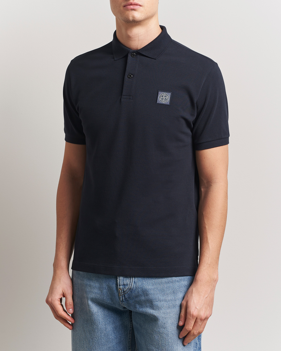 Herre | Pikéer | Stone Island | Organic Cotton Pique Polo Navy Blue