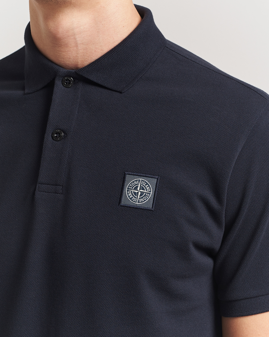 Herre | Pikéer | Stone Island | Organic Cotton Pique Polo Navy Blue