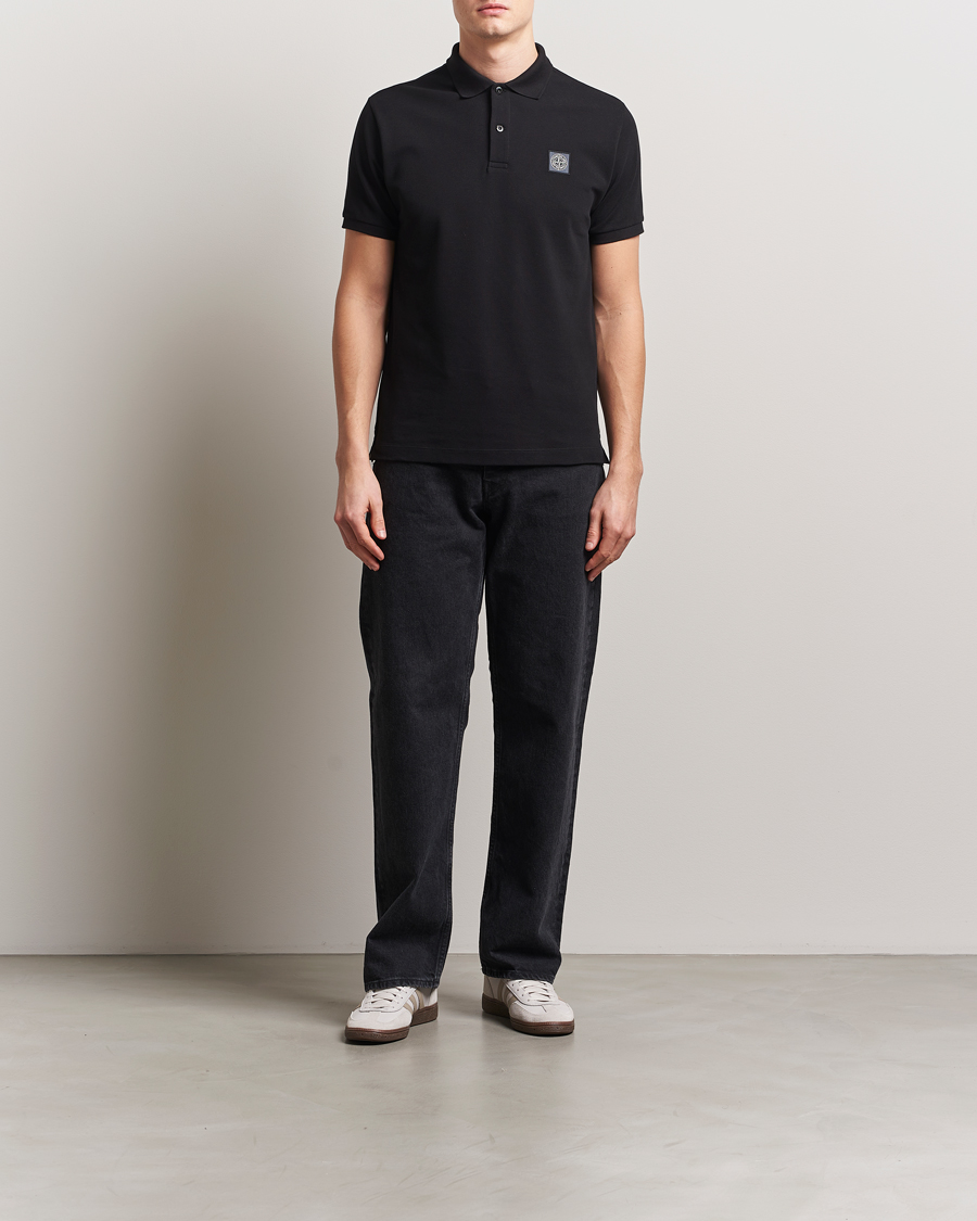 Herre | Pikéer | Stone Island | Organic Cotton Pique Polo Black