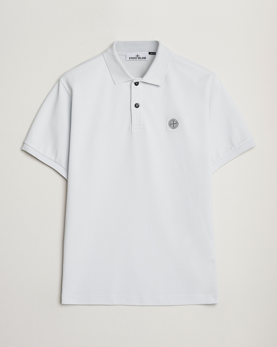 Herre | Pikéer | Stone Island | Organic Cotton Pique Polo Sky Blue