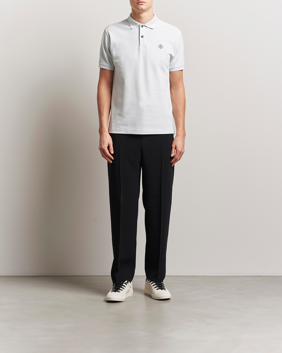 Herre | Pikéer | Stone Island | Organic Cotton Pique Polo Sky Blue