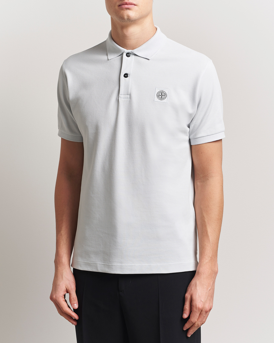 Herre | Pikéer | Stone Island | Organic Cotton Pique Polo Sky Blue