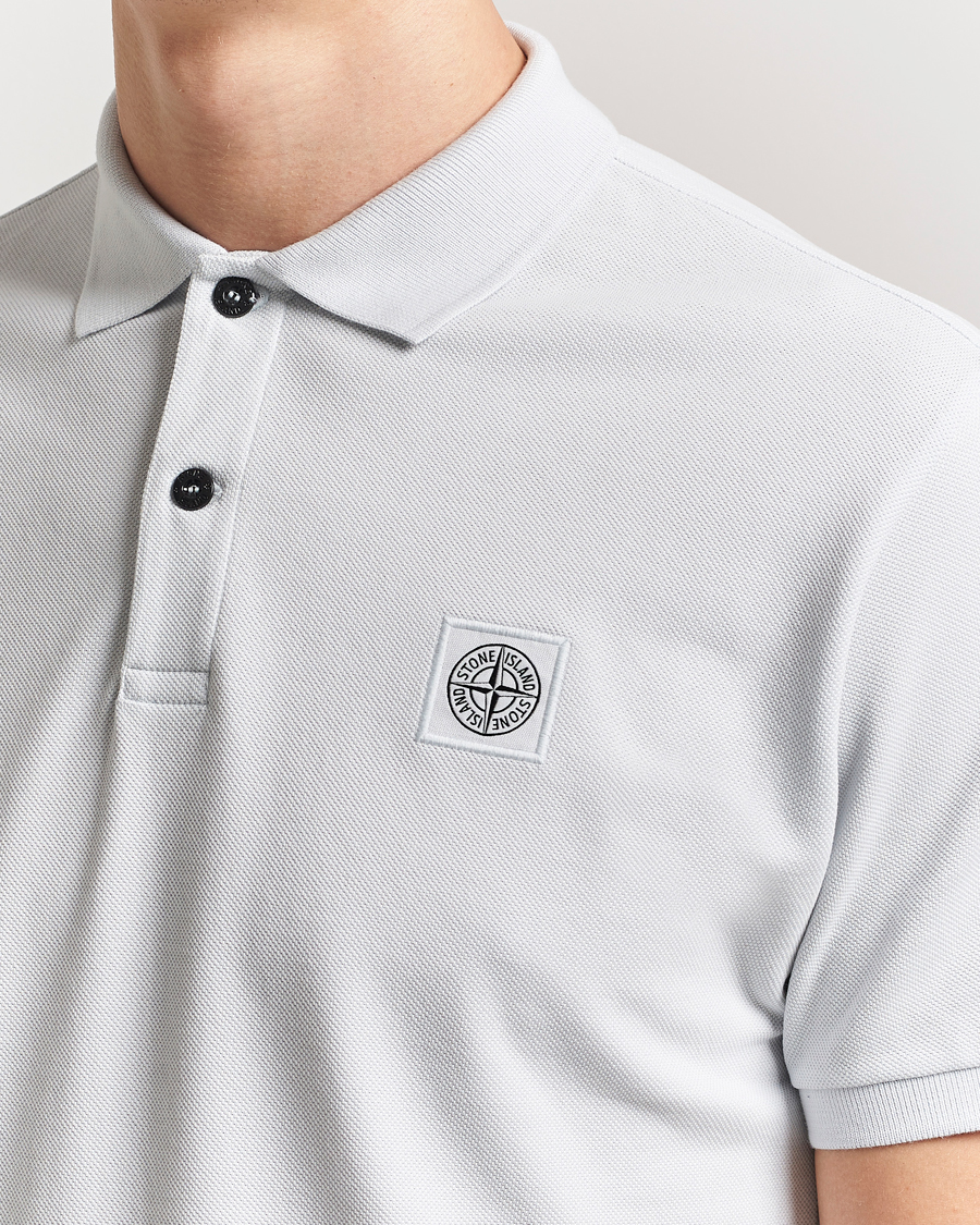 Herre | Pikéer | Stone Island | Organic Cotton Pique Polo Sky Blue