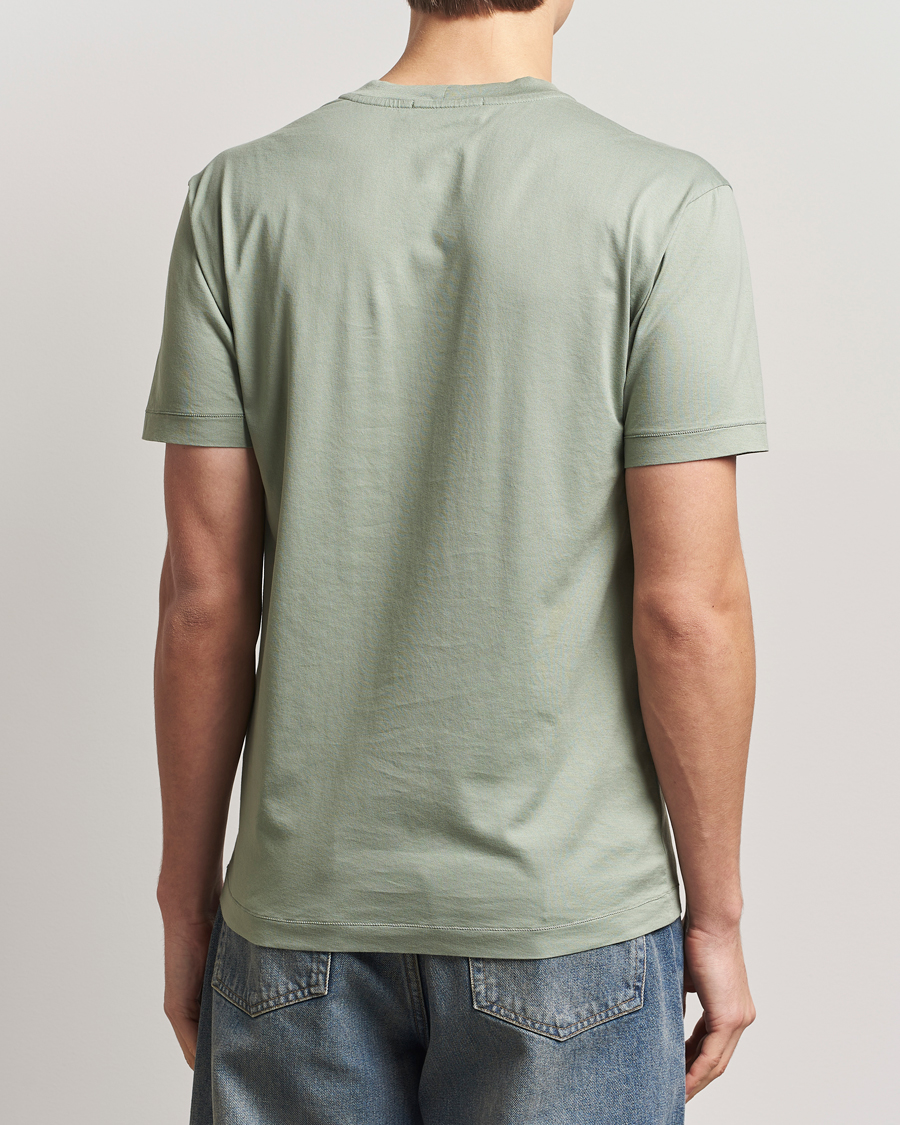Herre | T-Shirts | Stone Island | Garment Dyed Cotton Jersey T-Shirt Sage