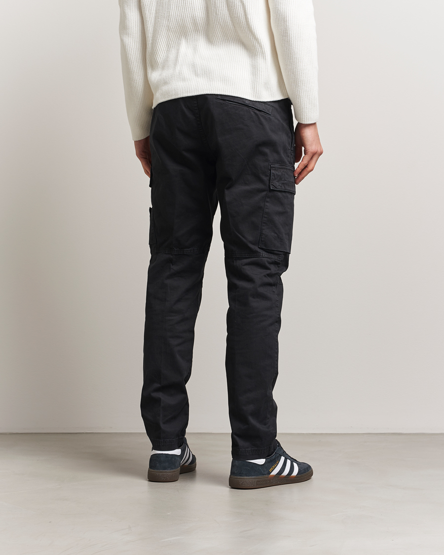 Herre | Bukser | Stone Island | Stretch Twill Cargo Pants Black