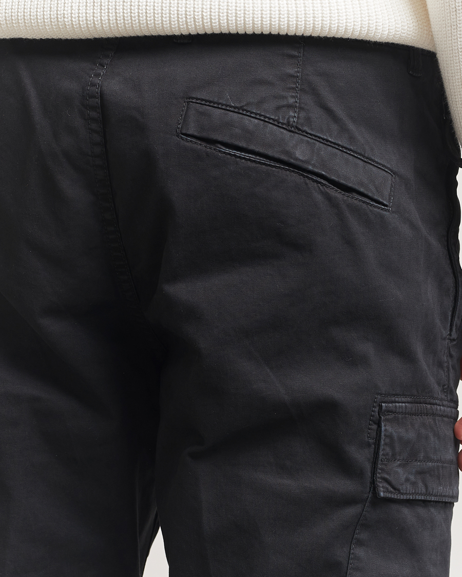 Herre | Bukser | Stone Island | Stretch Twill Cargo Pants Black