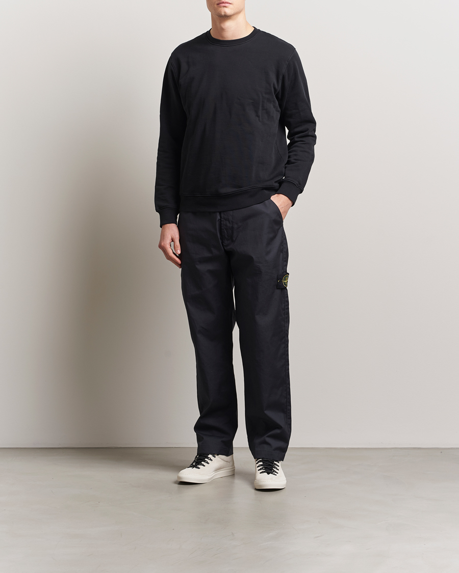 Herre | Bukser | Stone Island | Supima Cotton Canvas Pants Navy Blue