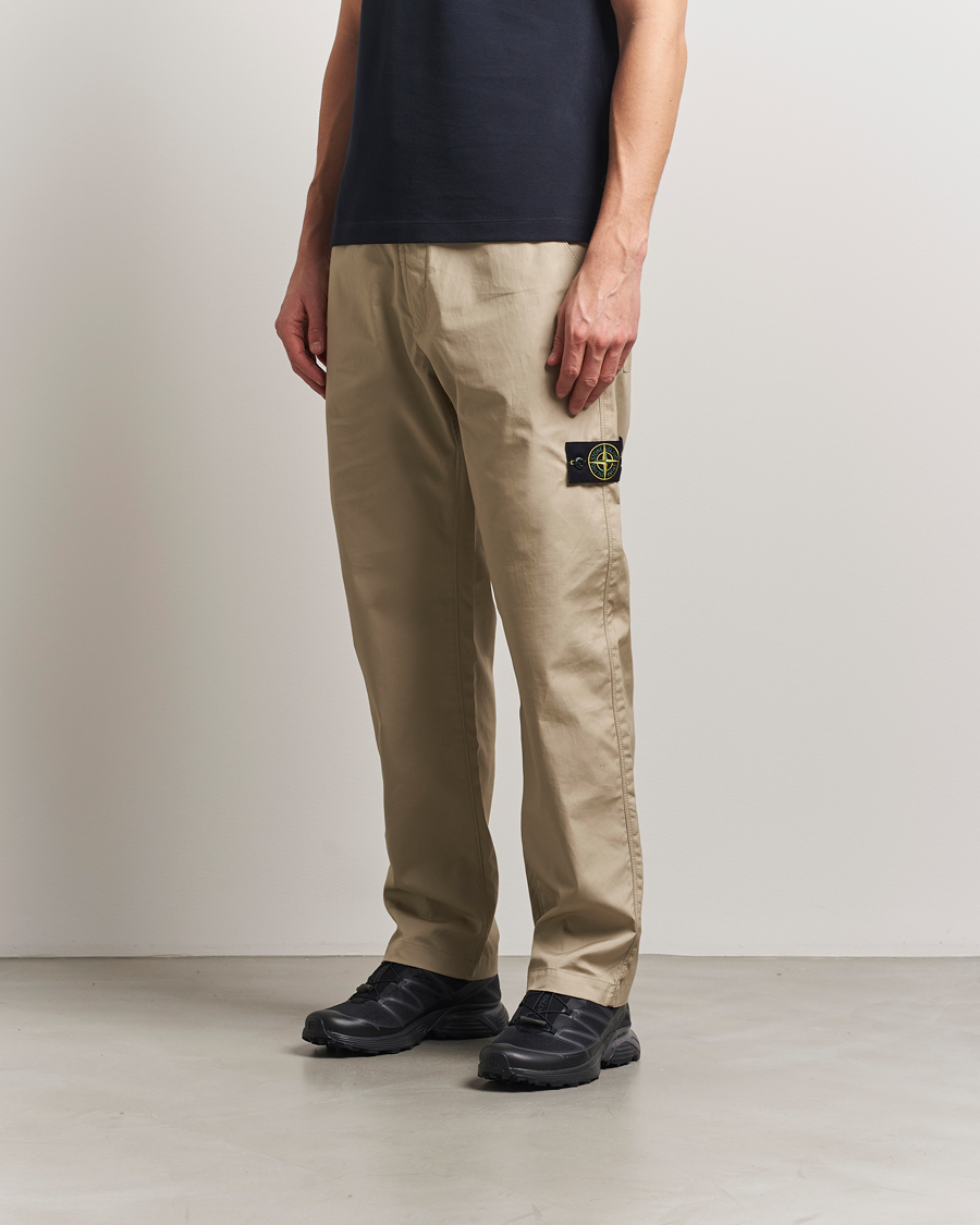 Herre | Bukser | Stone Island | Supima Cotton Canvas Pants Desert