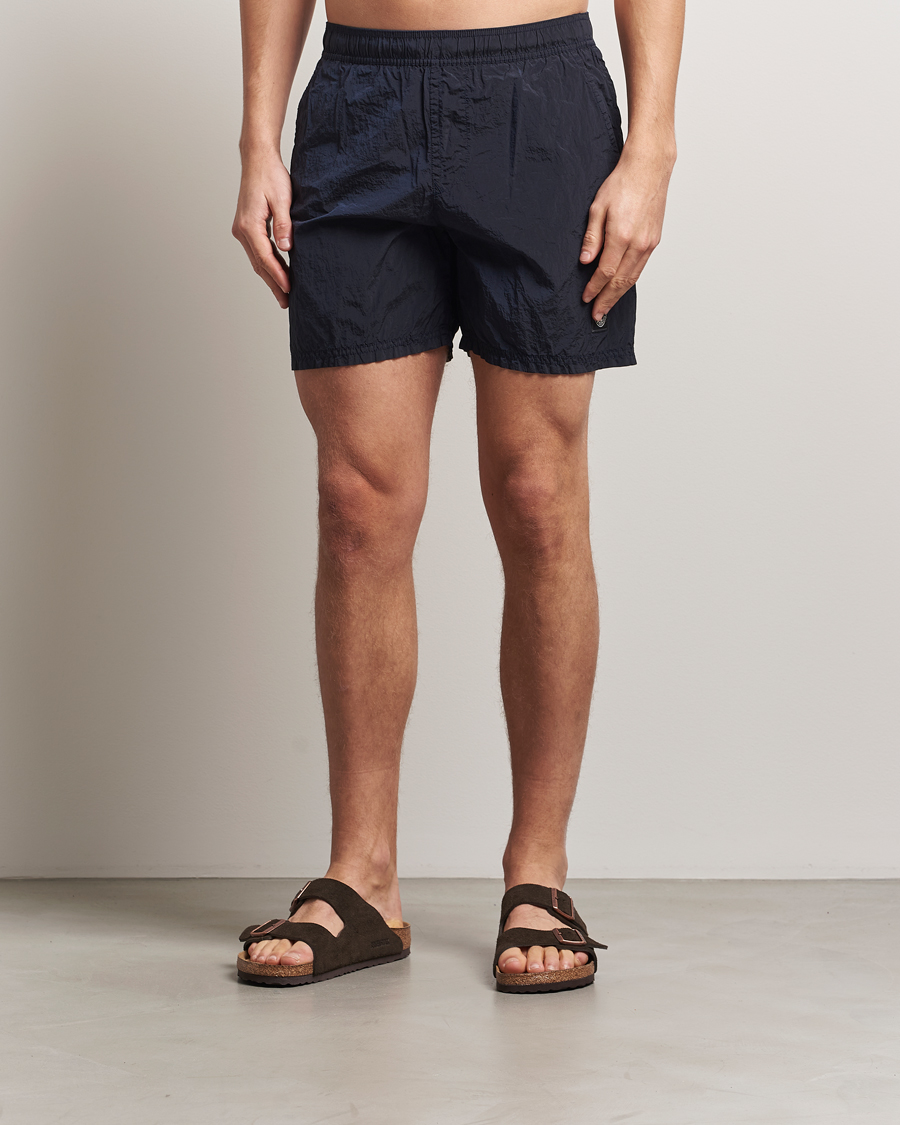 Herre | Badeshorts | Stone Island | Nylon Metal Econyl Swimshorts Navy Blue