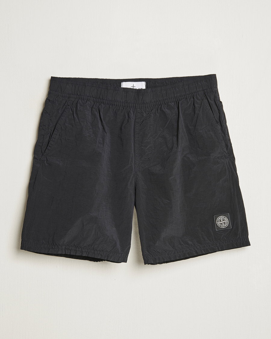 Herre | Badeshorts | Stone Island | Nylon Metal Econyl Swimshorts Black
