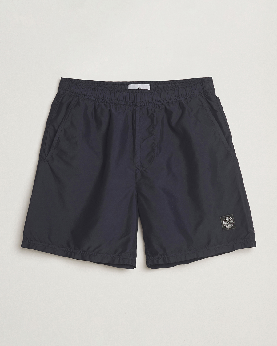 Herre | Badeshorts | Stone Island | Brushed Nylon Swimshorts Navy Blue