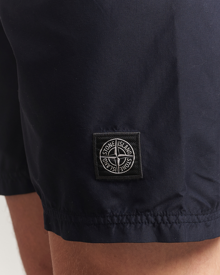 Herre | Badeshorts | Stone Island | Brushed Nylon Swimshorts Navy Blue