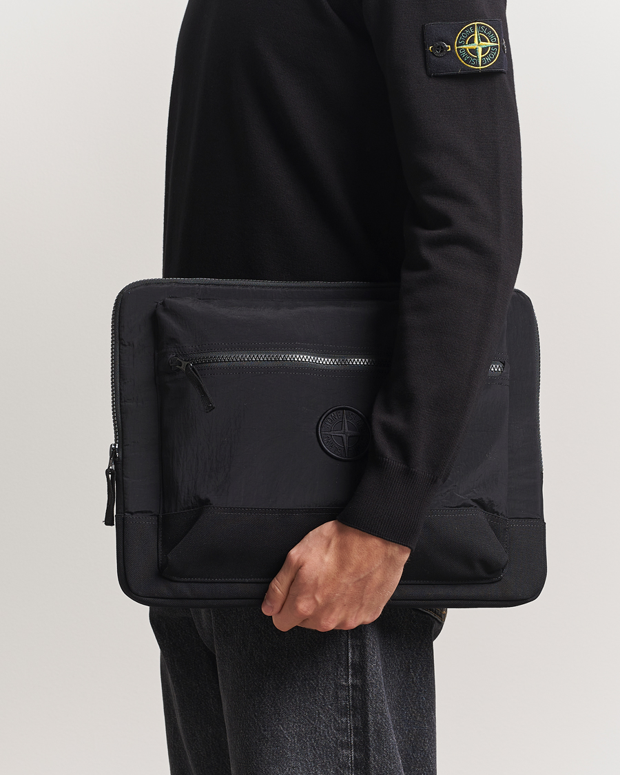 Herre | Vesker | Stone Island | Nylon Metal Pouch Portfolio Black
