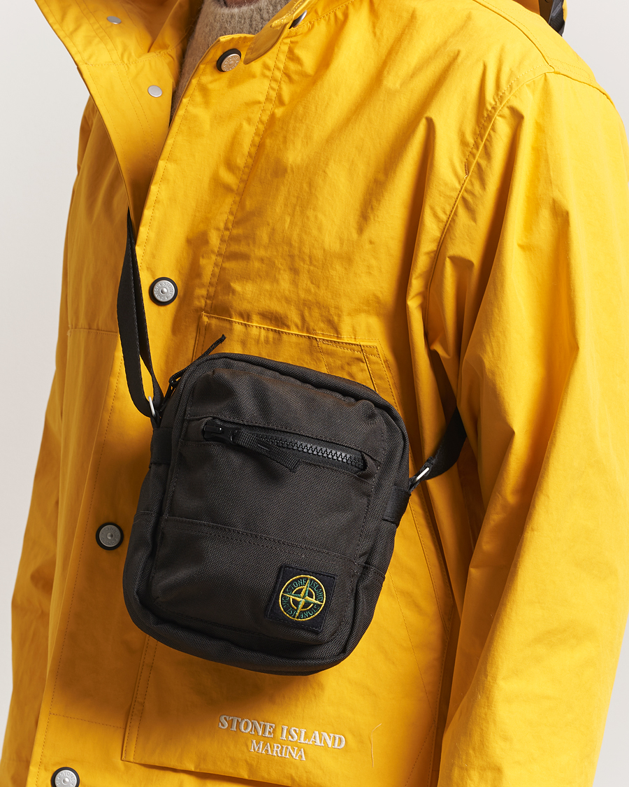 Herre | Vesker | Stone Island | Cordura Cross Body Bag Lead Grey