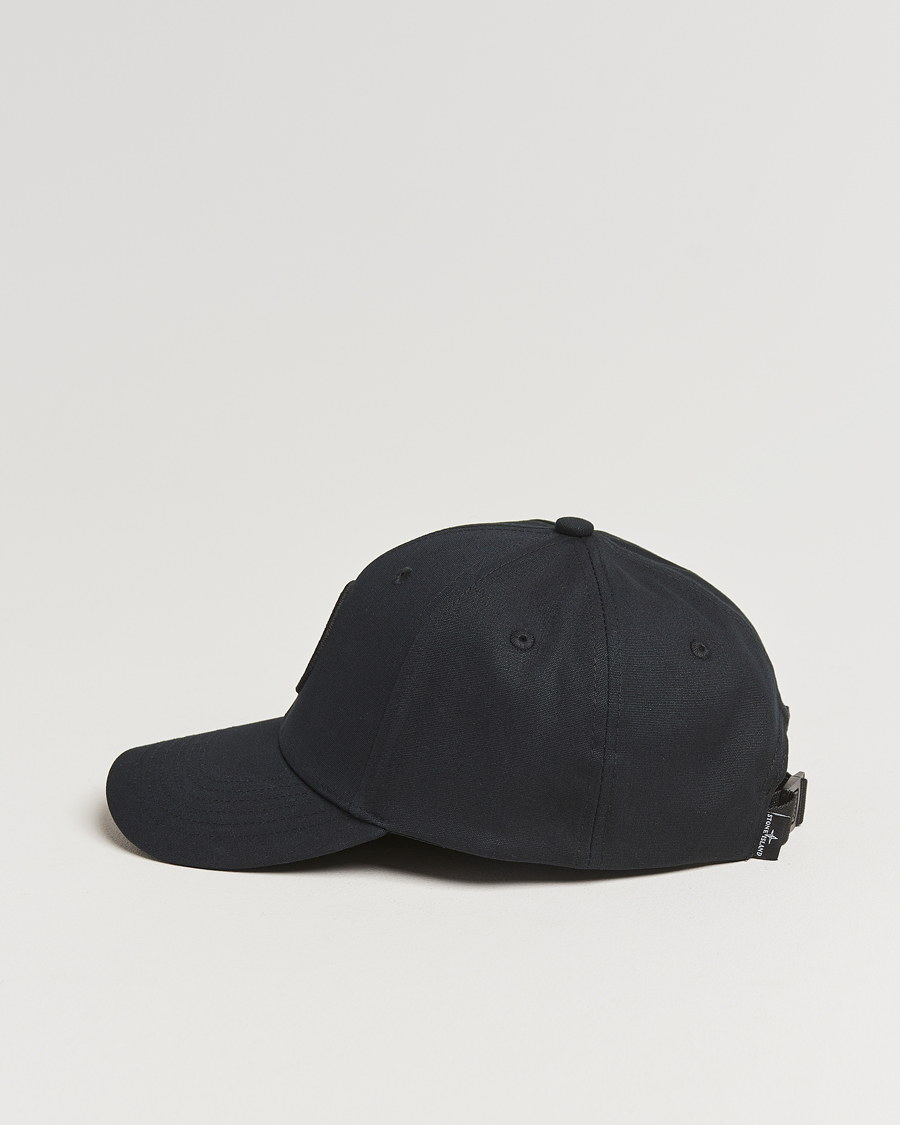 Herre | Stone Island Classic Cotton Cap Black | Stone Island | Classic Cotton Cap Black