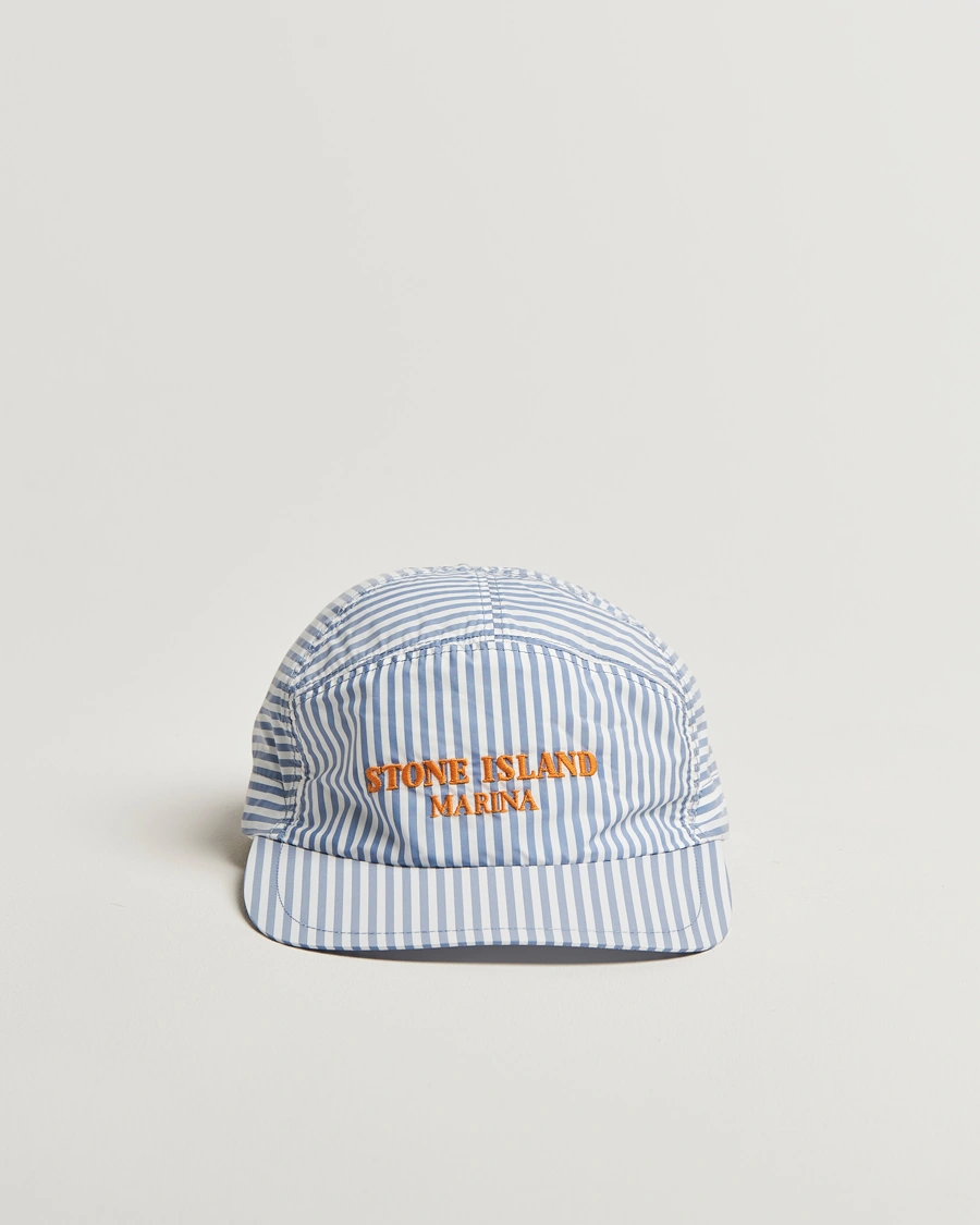 Herre | Hatter og capser | Stone Island | Marina Striped Cap Blue Marine