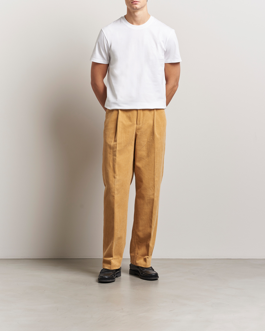 Herre | T-Shirts | AMI | Tonal Heart Logo T-Shirt White