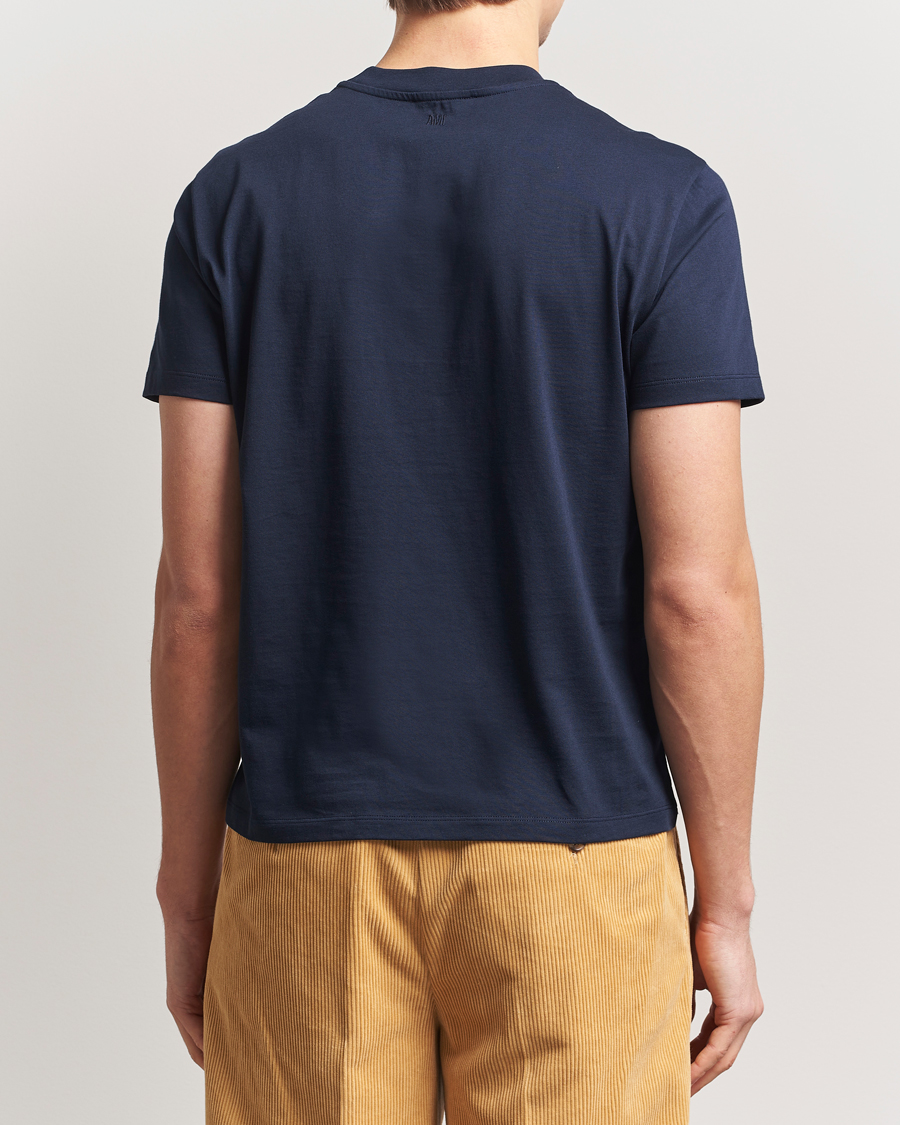 Herre | T-Shirts | AMI | Heart Logo T-Shirt Navy