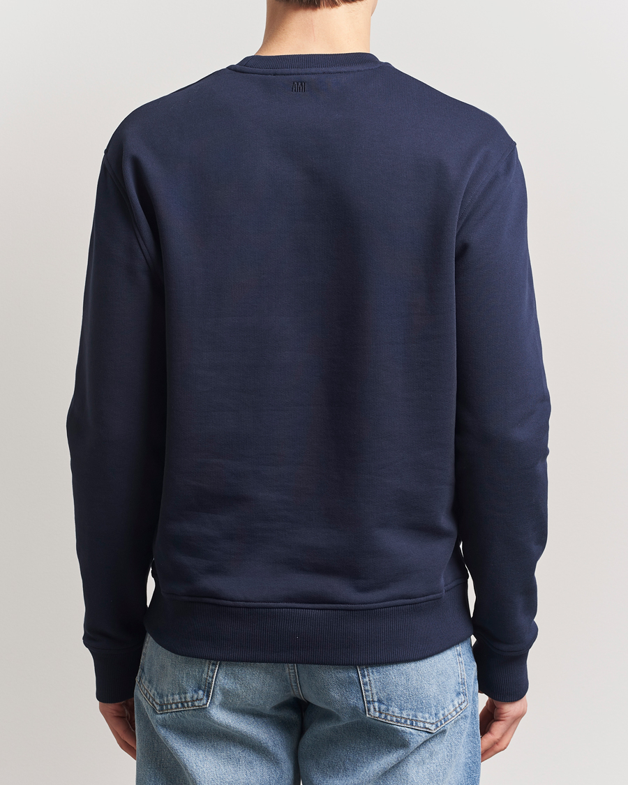 Herre | Gensere | AMI | Heart Logo Sweatshirt Night Blue