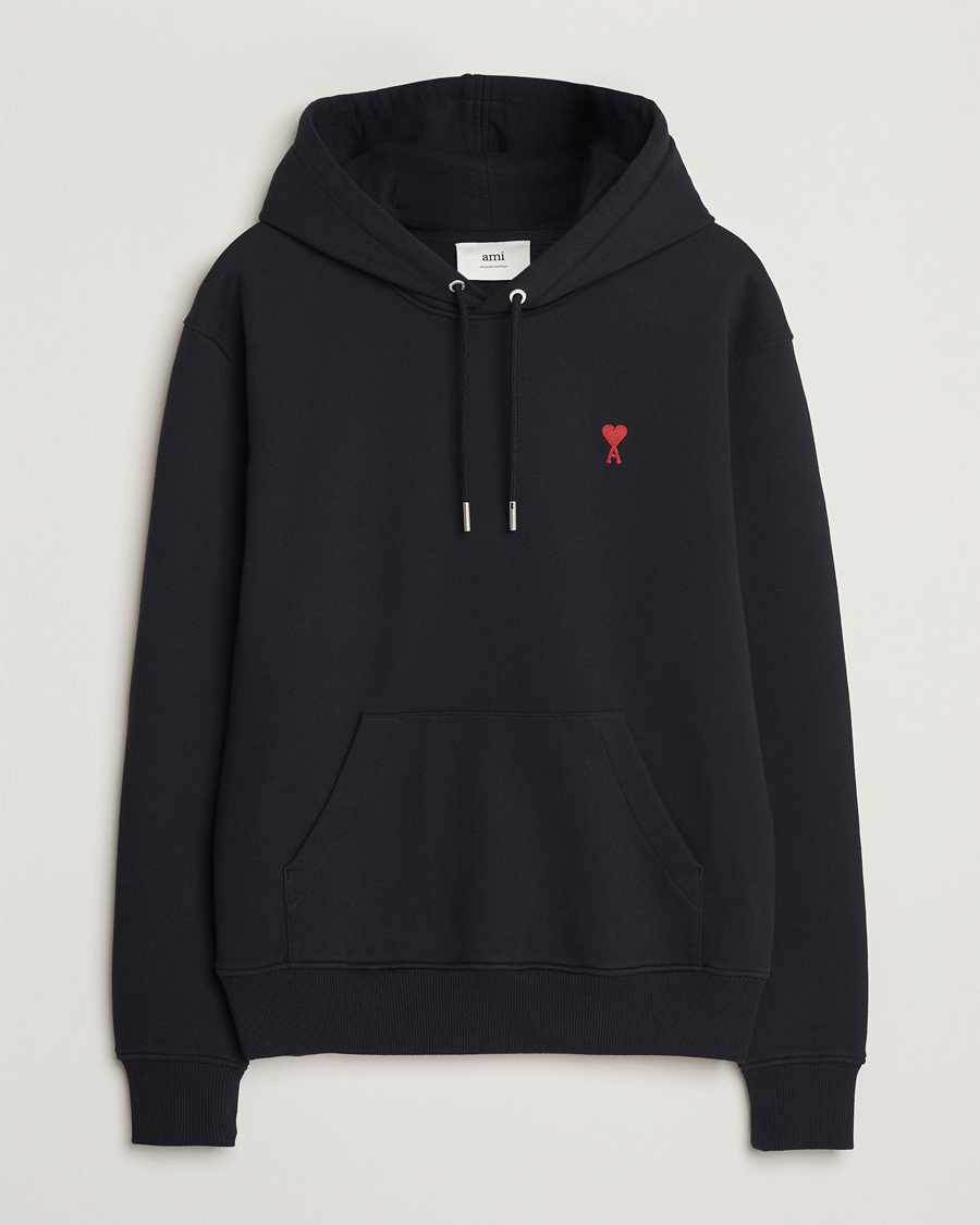 Herre | Gensere | AMI | Heart Logo Hoodie Black