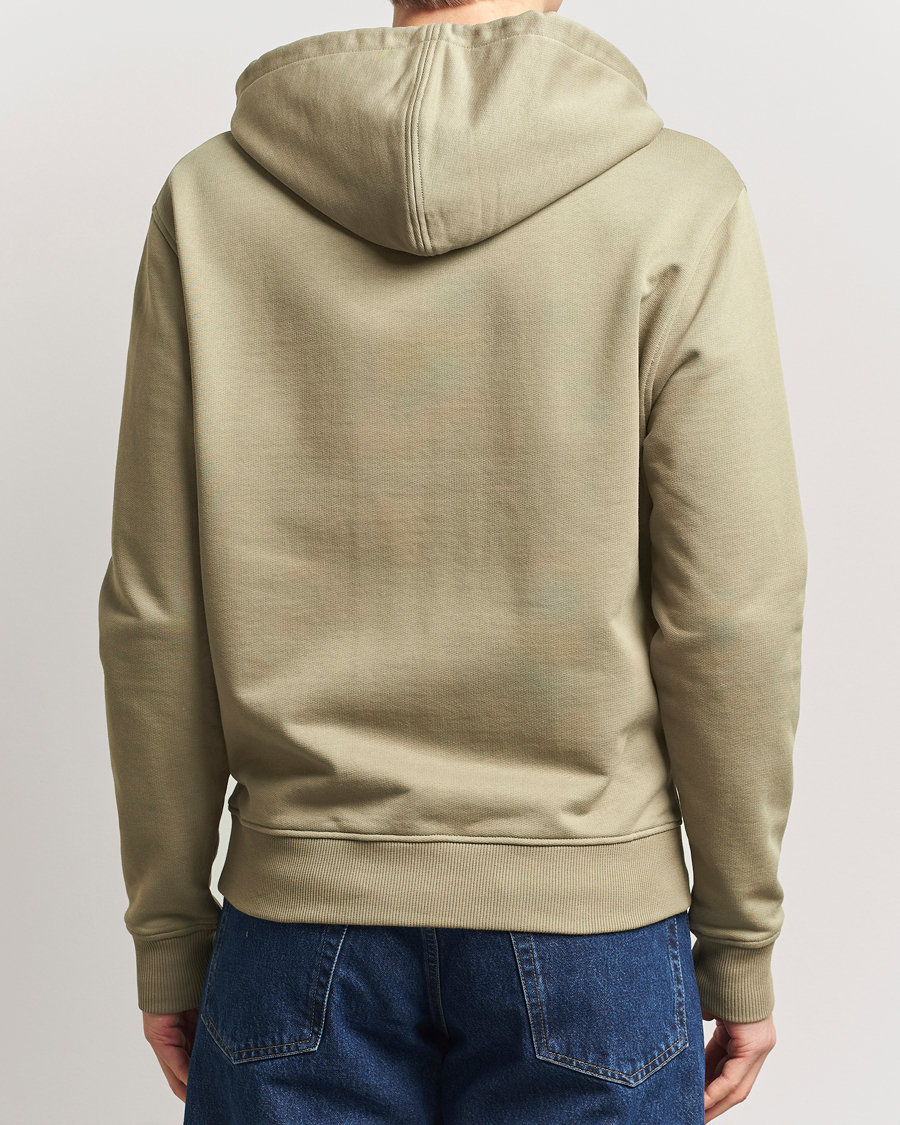 Herre | Gensere | AMI | Off White Heart Logo Full Zip Hoodie Beige