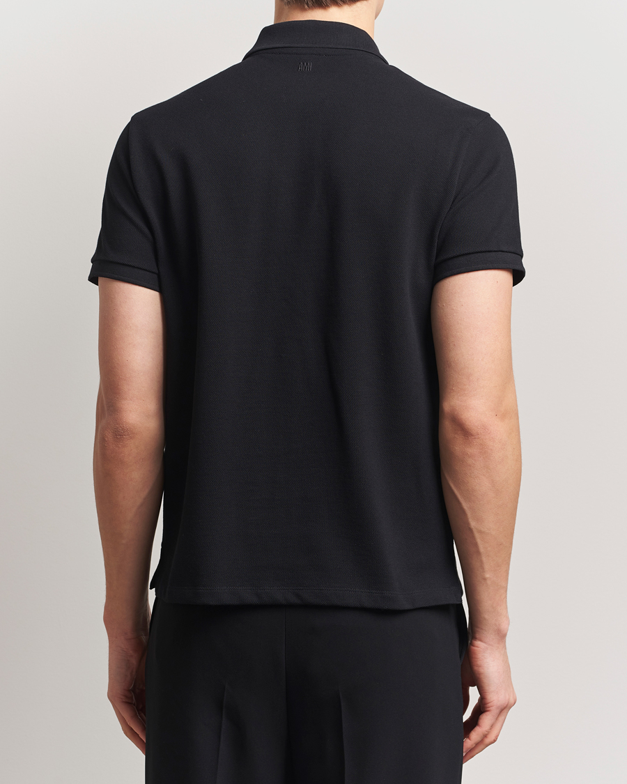 Herre | Pikéer | AMI | Heart Logo Polo Black