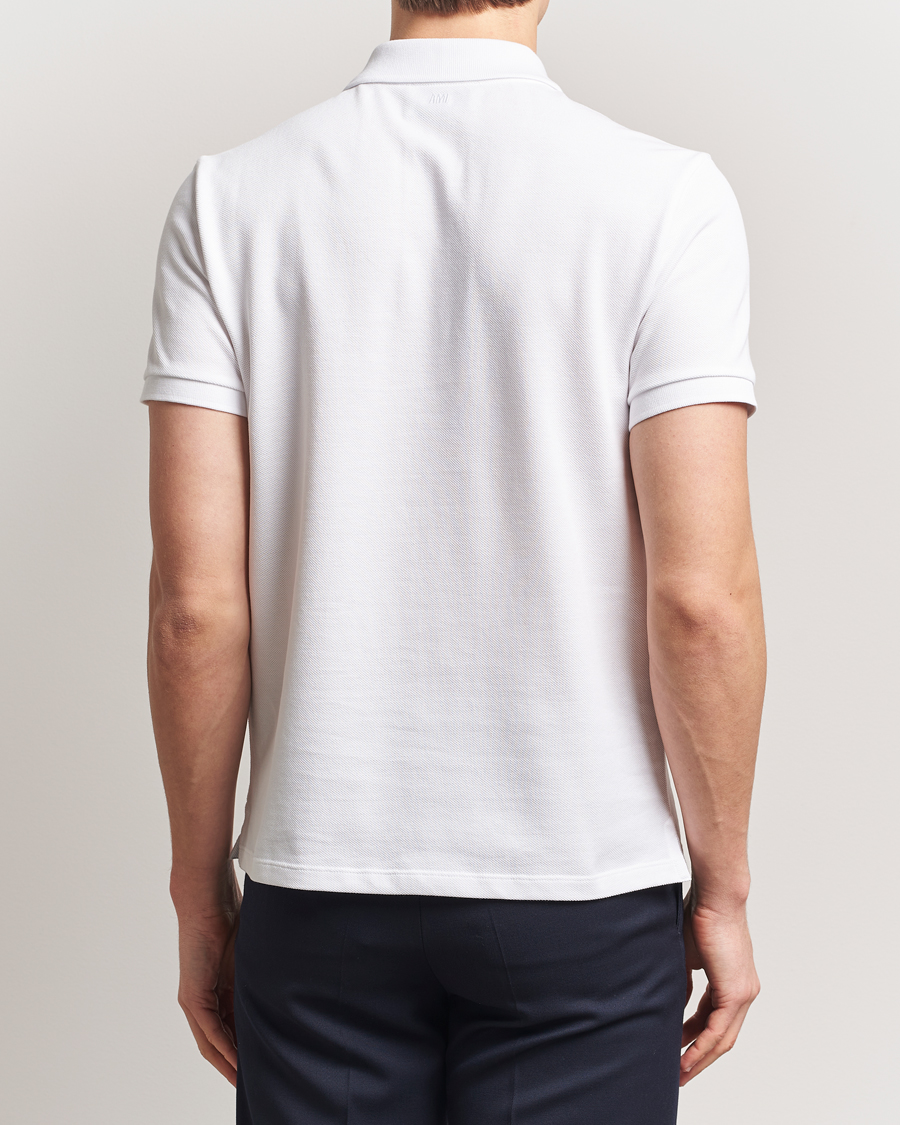 Herre | Pikéer | AMI | Heart Logo Polo White