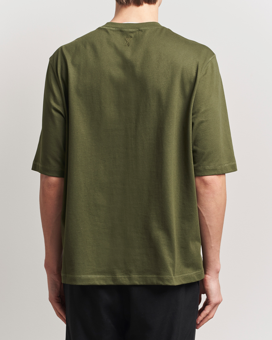 Herre | T-Shirts | AMI | Logo T-Shirt Loden