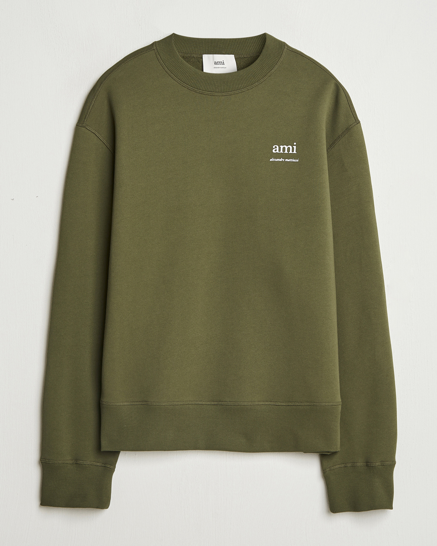 Herre | Gensere | AMI | Logo Sweatshirt Loden
