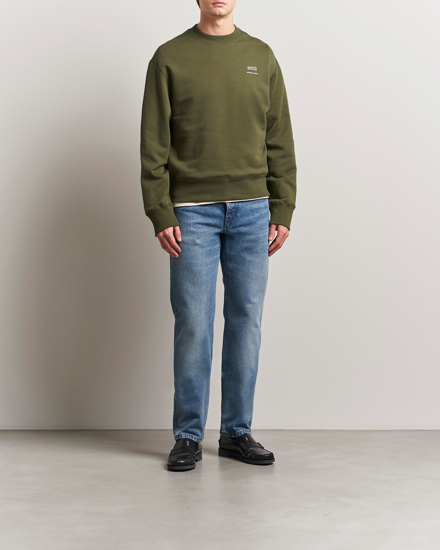 Herre | Gensere | AMI | Logo Sweatshirt Loden