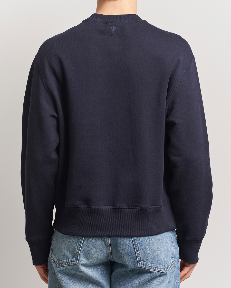 Herre | Gensere | AMI | Logo Sweatshirt Navy Blue