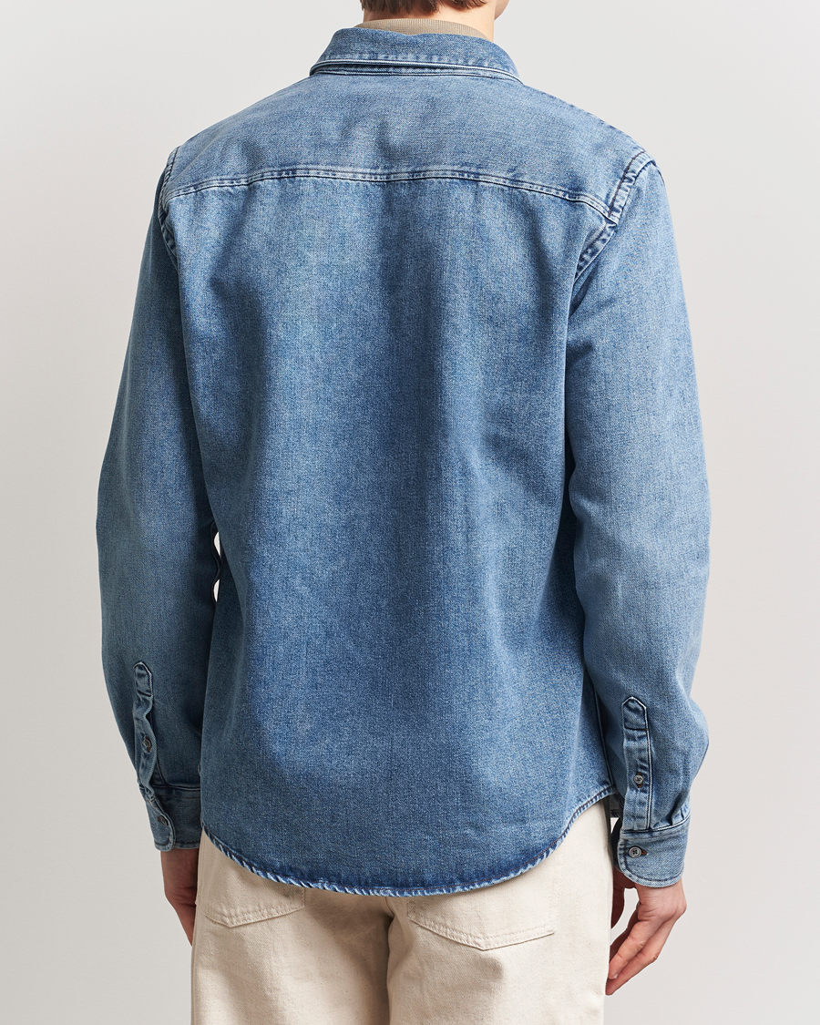 Herre | Skjorter | AMI | ADC Jeans Shirt Used Blue