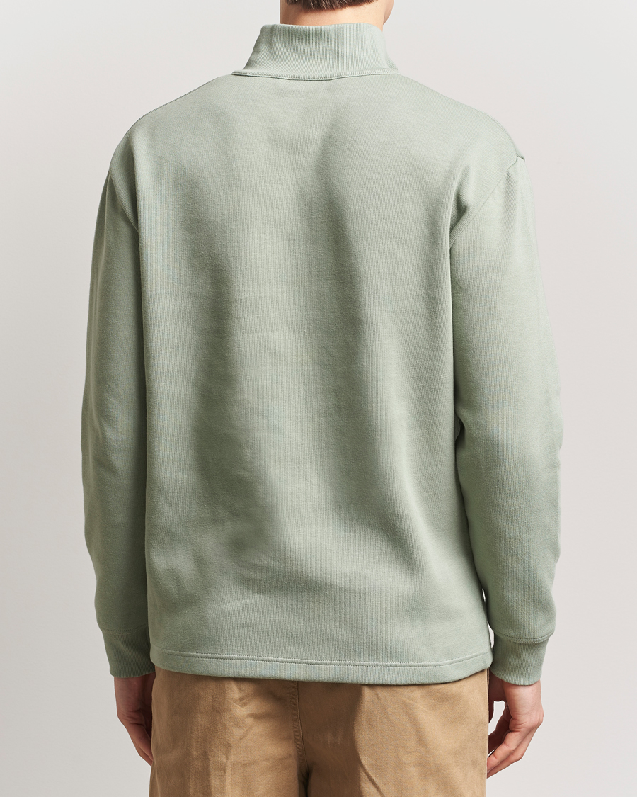 Herre | Gensere | Armor-lux | Camionneur Cotton Half Zip Sweater Shadow Green