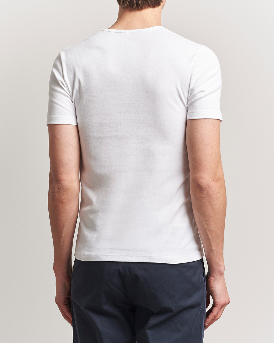 Herre | T-Shirts | Armor-lux | 2-Pack Crew Neck T-Shirt White/White