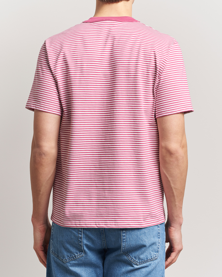 Herre | T-Shirts | Armor-lux | Callac Héritage Stripe T-Shirt Malaga/Milk