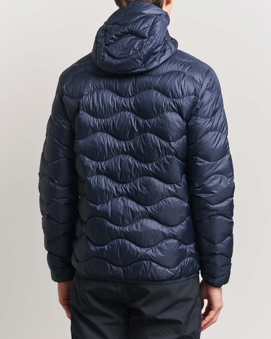 Herre | Jakker | Peak Performance | Helium Down Hooded Jacket Blue Shadow