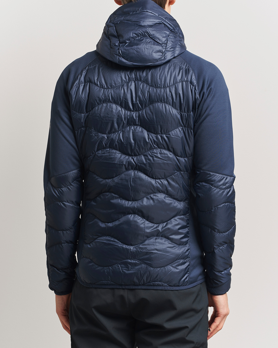 Herre | Jakker | Peak Performance | Helium Down Hooded Hybrid Jacket Blue Shadow