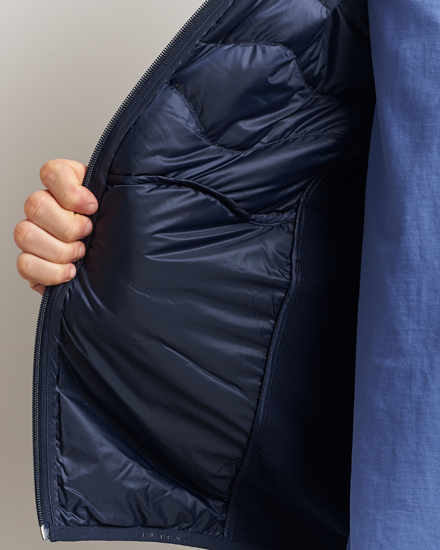 Herre | Jakker | Peak Performance | Helium Down Hooded Hybrid Jacket Blue Shadow