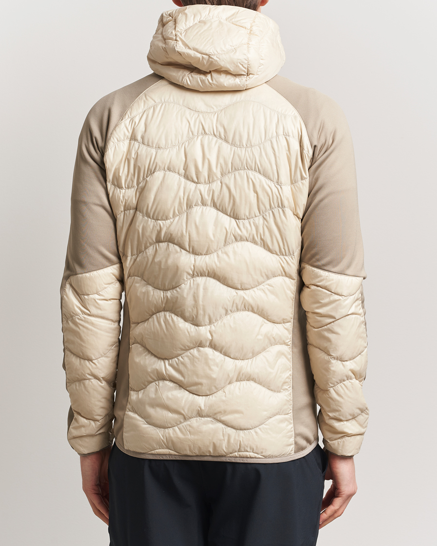 Herre | Jakker | Peak Performance | Helium Down Hooded Hybrid Jacket Sand Fog