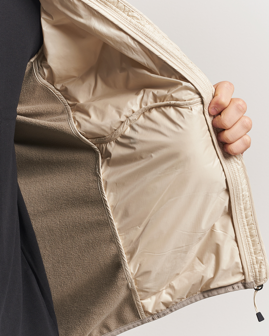 Herre | Jakker | Peak Performance | Helium Down Hooded Hybrid Jacket Sand Fog