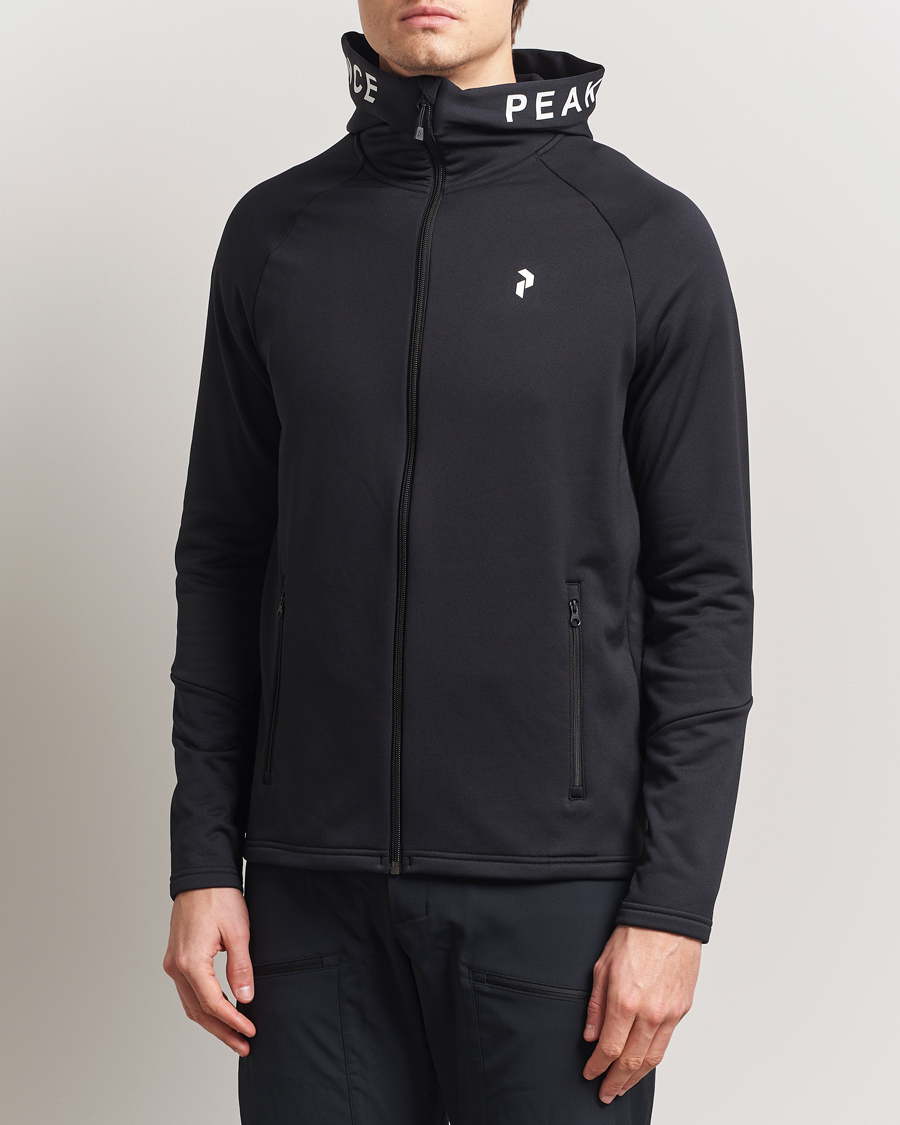 Herre | Gensere | Peak Performance | Rider Hooded Full Zip Black