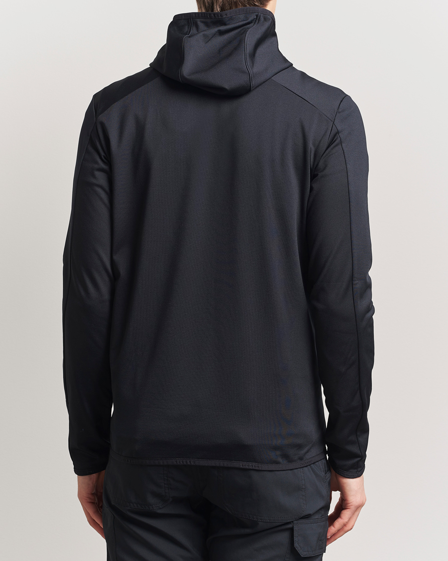Herre | Gensere | Peak Performance | Light Hooded Full Zip Black