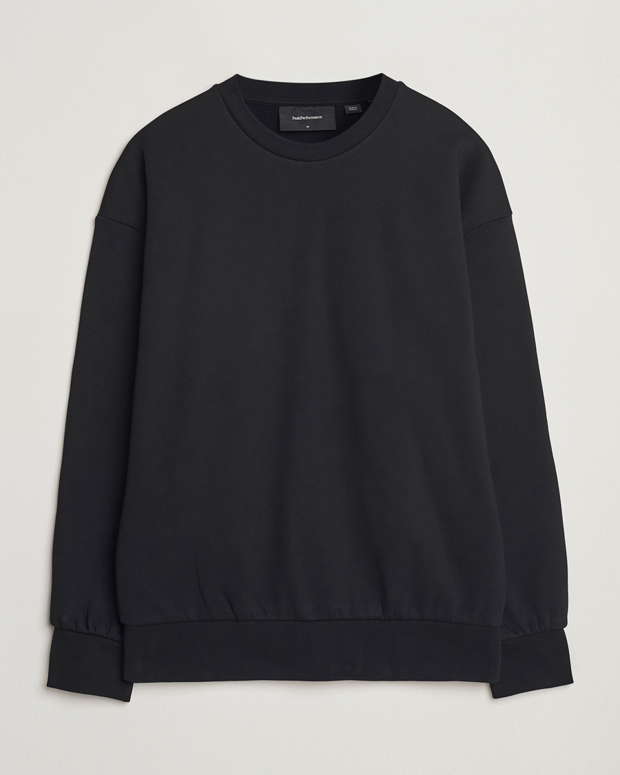 Herre | Gensere | Peak Performance | Original Stomp Crew Neck Sweatshirt Black