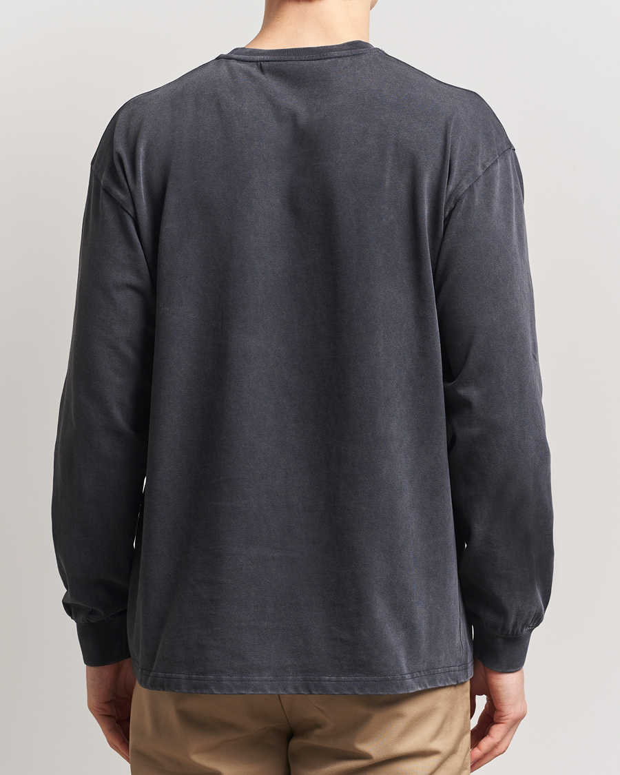 Herre | T-Shirts | Peak Performance | Graphic Long Sleeve T-Shirt Black